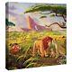 Thomas Kinkade Studios Disney Le Roi Lion Souviens-toi De Qui Tu Es 14 X 14