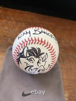 Tony Bancroft Signé Sketch Baseball Psa Adn Coa Disney Animateur Lion King