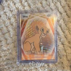 Topps Chrome Disney 2025 Le Roi Lion Nala CNE-42 Carte parallèle/variante
