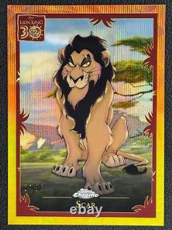 Topps Chrome Disney Le Roi Lion Simba Oncle Scar Mufasa Frère /30 SSP D2W