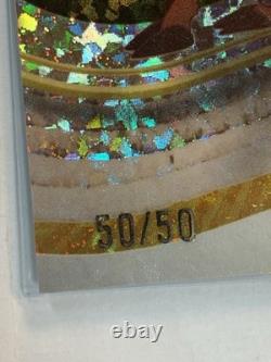 Topps Disney Chrome 2025 Pumbaa Roi Lion / 50 Édition limitée Or Jaune Mini Diamant