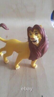 Très Rare! Walt Disney Le Roi Lion Simba Statue Figurine Debout
