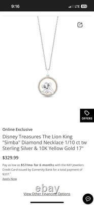 Trésors Disney Collier du Roi Lion Simba