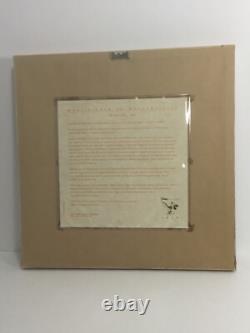 Trésors Disney Lion King Gravure Serigraphie Simba & Nala 1994 Avec COA Encadré