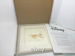 Trésors Disney Lion King Gravure Serigraphie Simba & Nala 1994 Avec COA Encadré