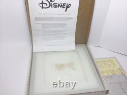 Trésors Disney Lion King Gravure Serigraphie Simba & Nala 1994 Avec COA Encadré
