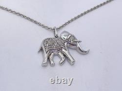 Trésors authentiques Disney Collier en argent diamant éléphant du Roi Lion
