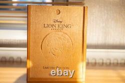 Trilogie Le Roi Lion Édition Limitée Boîte en Bois Blu-ray DVD Très Rare jamais utilisée