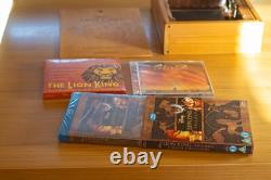 Trilogie Le Roi Lion Édition Limitée Boîte en Bois Blu-ray DVD Très Rare jamais utilisée
