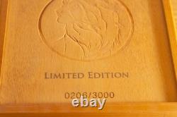 Trilogie Le Roi Lion Édition Limitée Boîte en Bois Blu-ray DVD Très Rare jamais utilisée