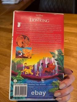 ULTRA RARE Le Roi Lion 1995 IVL VHS de Hong Kong Objet de Collection Variante Unique