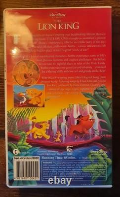 ULTRA RARE Le Roi Lion 1995 IVL VHS de Hong Kong Objet de Collection Variante Unique