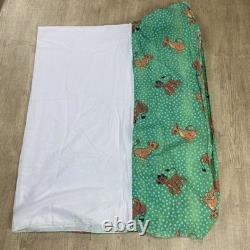 VTG 1994 DISNEY LE ROI LION LA FIERTE DE SIMBA 2 ENORMES DRAPS ENSEMBLE DE 7 PIÈCES AVEC JUPE DE COUETTE