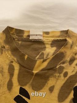 VTG Le Roi Lion Disney Jerry Leigh T-shirt en tie-dye usé à une seule couture L