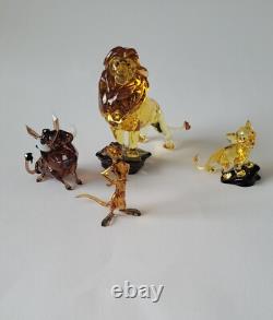 Vente Swarovski Disney 2024, série Le Roi Lion, Mufasa, Simba, Timon, Pumbaa