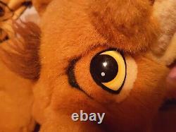 Very Rare Douglas Co. 1994 The Lion King Simba Peluche Puppet Pale Eyes Variante
