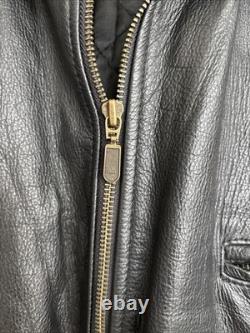 Veste en cuir vintage du Roi Lion 1994