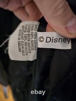 Veste en cuir vintage originale de première du Roi Lion Disney RARE 1994 Taille X Large