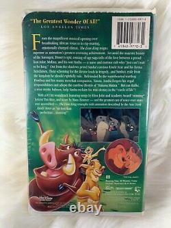 Vhs Walt Disney Masterpiece Collection The Lion King 1995 Rare Très Collectable