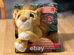 Vintage 1994 Disney Le Roi Lion Magique Lion Roi Simba Mattel Nouvelle Boîte Originale