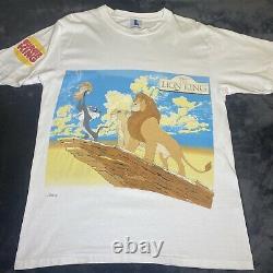 Vintage 1994 Disneys The Lion King Burger King Promo Shirt L Aladdin Toy Story
