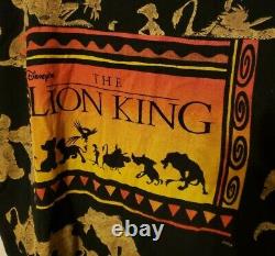 Vintage 90s The Lion King T-shirt Disney Jerry Leigh All Over Print Size L Osfa