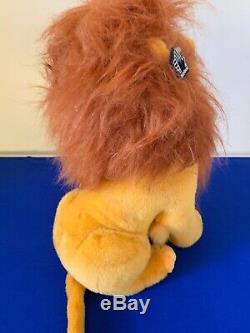Vintage Disney Applause Le Roi Lion Simba Bourgeoise Animaux En Peluche