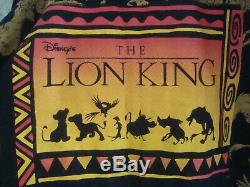 Vintage Disney Le Roi Lion All Over Imprimer T-shirt Tout Neuf Avec Tags Osfa Adulte