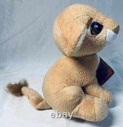 Vintage Disney Le Roi Lion Simba et Nala En Amoureux Peluche Baiser Neuf avec Étiquette