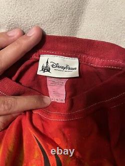 Vintage Disney Lion King Scar Shirt Tie Dye Taille XL