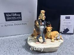 Vintage Disney Showcase Royal Doulton Circle De Vie L'étude Du Groupe Lion King