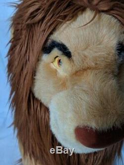 Vintage Disney Store 32 Jumbo Simba Grand Roi Lion En Peluche Balises Nouveau