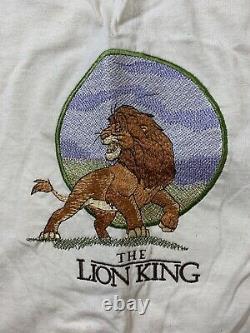 Vintage Disney’s The Lion King Brodded Shirt Mens XL Simba Made In USA