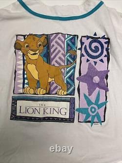 Vintage Jeune Lion King Chemise Disney Simba Rappelez-vous Qui U Are 90's T-shirt Sun