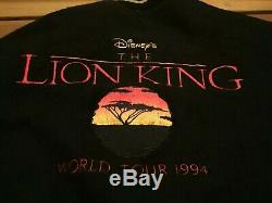 Vintage Le Roi Lion X Disney X Jerry Leigh Crew World Tour Jacket'94 Sz XL