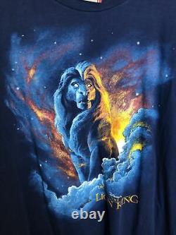 Vintage The Lion King Disney Graphic T Shirt Taille Grande