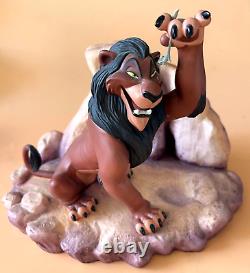 Vintage Wdcc Disney 2001 Lion King Scar Limited Edition Numbered Figurine Flaw