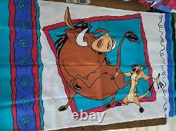 Vtg Disney The Lion King Full Size Comforter Set Sheets Pillowcases 8 Pieces'94