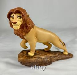 WDCC Disney Fierté de Simba Le Roi Lion Édition Spéciale 5ème Anniversaire Avec Boîte Originale Simba