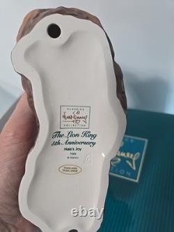 WDCC Disney Le Roi Lion 5ème Anniversaire Statue Nala's Joy 413590 Rares Avec Certificat d'Authenticité