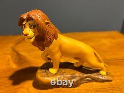 WDCC Disney Le Roi Lion Figurine Statue de l'Anniversaire des 5 Ans de Simba's Pride RARE LIRE M