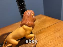 WDCC Disney Le Roi Lion Figurine Statue de l'Anniversaire des 5 Ans de Simba's Pride RARE LIRE M
