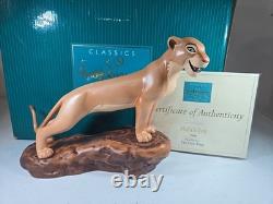 WDCC Disney Roi Lion 5ème Anniversaire Statue Rare de Nala's Joy 413590 Avec COA