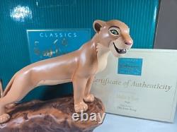 WDCC Disney Roi Lion 5ème Anniversaire Statue Rare de Nala's Joy 413590 Avec COA