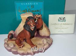 WDCC SCAR La Vie N'est Pas Juste N'est-ce Pas 2001 Réservé aux Membres Disney Classiques Le Roi Lion WDCC SCAR La Vie N'est Pas Juste N'est-ce Pas 2001 Réservé aux Membres Disney Classiques Le Roi Lion