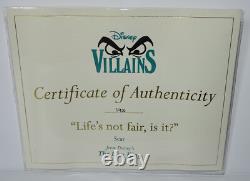 WDCC SCAR La Vie N'est Pas Juste N'est-ce Pas 2001 Réservé aux Membres Disney Classiques Le Roi Lion