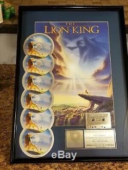Walt Disney King Lion Riaa Vente Certified Prix 6000000 Platine Exemplaires