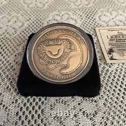 Walt Disney Le Roi Lion 15e Anniversaire 6/1994 Pièce en Bronze #673/1000 avec COA Mje