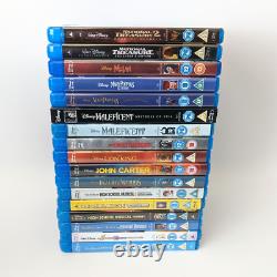 Walt Disney Live Action X50 Job Lot/bundle Blu-rays Aladdin, Roi Lion, Beauté
