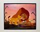 Walt Disney The Lion King 2 Simba's Pride Edition Limitée Cel Peint À La Main